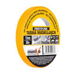 Taśma maskująca precyzyjna 15mm/50m  Motive